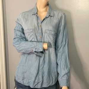⭐️American Eagle Longsleeves Jean Shirt Sz L⭐️